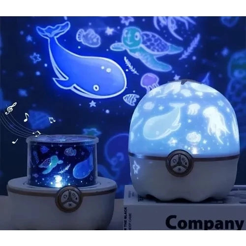 Luminária Giratória Projetor Oceano Espaço 360°