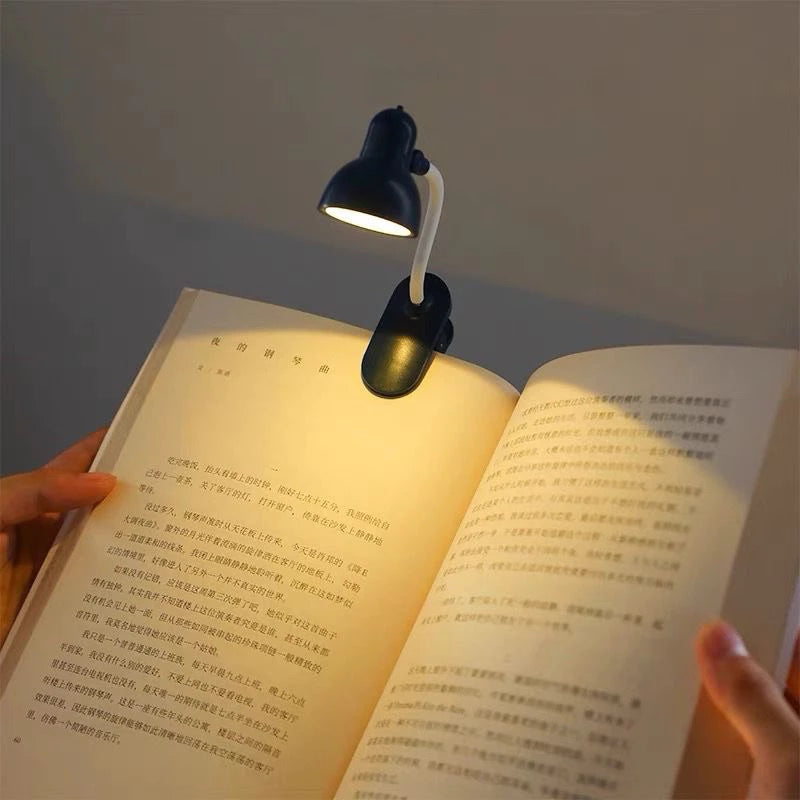 Mini Luminária de Leitura Clip
