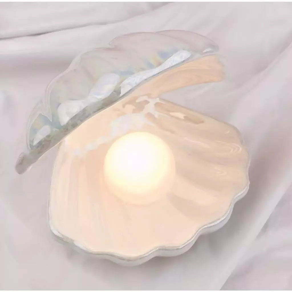 Luminária Pérola Concha de Mesa